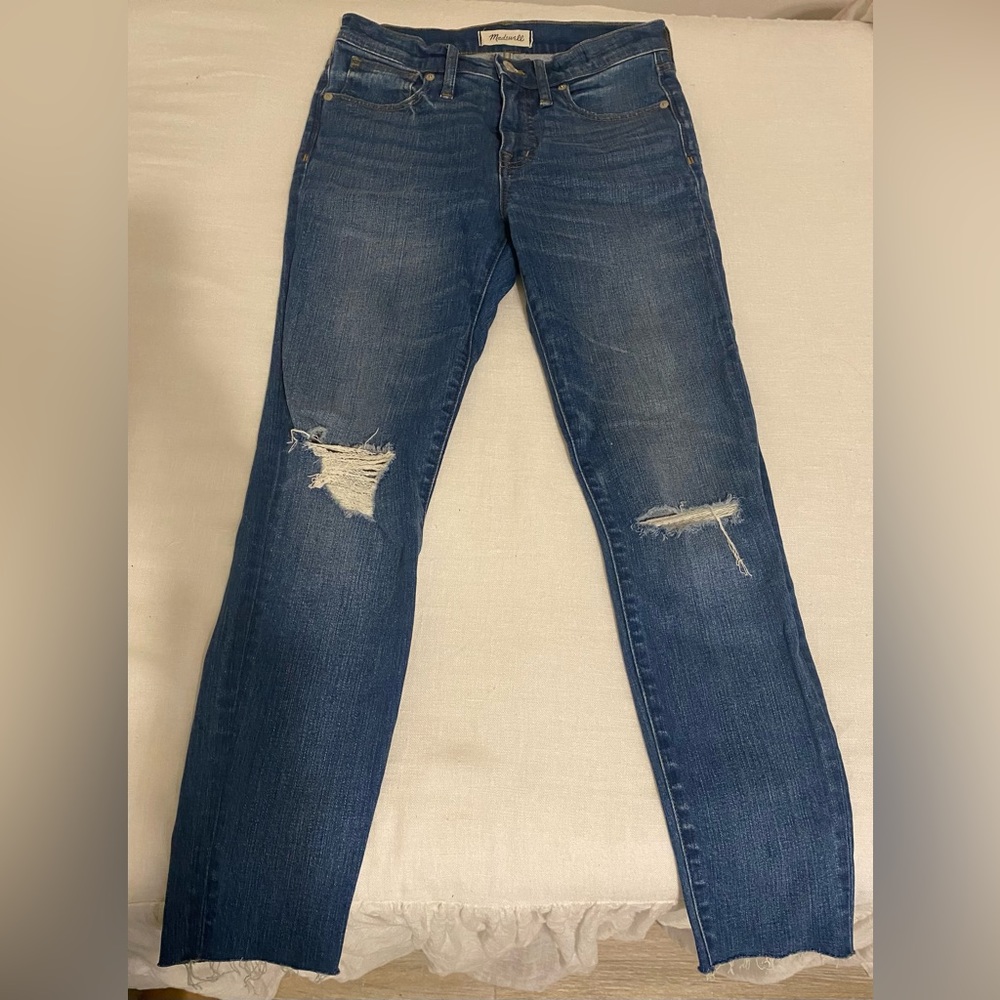 Madewell 9” High Rise Skinny Crop Jeans. Size 27.